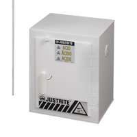 Solid Polyethylene Acid Cabinets, 6 x 0.66043 Gal., 17" x 22" x 17" Groupe Generik