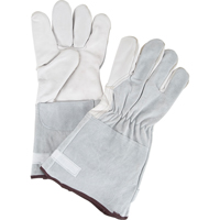 Gants de travail &agrave; ajustement d'usage standard, Grand, Paume en Cuir fleur de ch&egrave;vre Groupe Generik