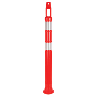 Poteau d&eacute;lin&eacute;ateur de premi&egrave;re qualit&eacute;, 42" h, Orange Groupe Generik