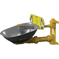 Halo Eyewash Stations, Wall-Mount Installation, Stainless Steel Bowl Groupe Generik