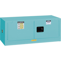 Armoire de s&eacute;curit&eacute; en acier inoxydable pour produits corrosifs/acides EX Piggyback Sure-Grip , 12 gal., 2 Porte(s), 43" La x 18" h x 18" p Groupe Generik