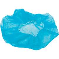 Non-Woven Bouffant Caps, Polypropylene, 21"/Large, Blue Groupe Generik