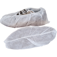 Shoe Covers, Large, Polypropylene, White Groupe Generik