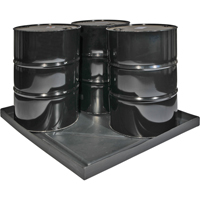 Coquilles de d&eacute;versements Econo Spill Shells , 51" lo x 47" la x 5" h, Cap. de d&eacute;versement 36 gal. US Groupe Generik
