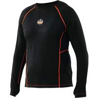Maillots thermiques &agrave; manches longues, Hommes, Moyen, Noir Groupe Generik