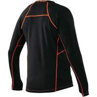 Maillots thermiques &agrave; manches longues, Hommes, Moyen, Noir Groupe Generik