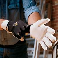Anti-Vibration Air Glove&reg;, Size Medium, Pearl Leather Palm Groupe Generik