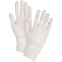 Mediumweight Inspection Gloves, Poly/Cotton, Knit Wrist Cuff, Ladies Groupe Generik