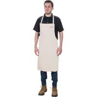 Apron, Cotton, 36" L x 29" W, Natural Groupe Generik