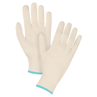 Gants en tricot d'usage standard, Poly/coton, Calibre 7, T-Grand Groupe Generik