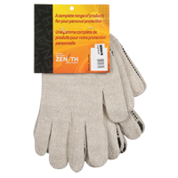 Gants tricot&eacute;s de poids lourd, Poly/coton, Un c&ocirc;t&eacute;, Calibre 7, Grand Groupe Generik