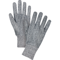 Gants de jersey, Grand, Poivre et sel, Non doubl&eacute;, Poignet en tricot Groupe Generik