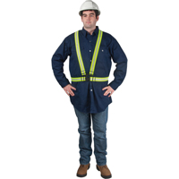 Harnais de s&eacute;curit&eacute; d'usage standard, Jaune lime haute visibilit&eacute;, Couleur r&eacute;fl&eacute;chissante Argent, Moyen Groupe Generik