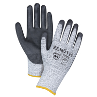 Gants &eacute;lastiques sans coutures r&eacute;sistants &agrave; la coupe, Taille 2T-Grand/11, Calibre 13, Rev&ecirc;tement Polyur&eacute;thane, Enveloppe en PEHP, ANSI/ISEA 105 niveau 4/EN 388 niveau 5 Groupe Generik