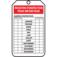 Inspection Tags, Plastic, 3-1/8" W x 5-7/8" H, French Groupe Generik