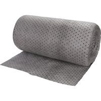 Rouleaux absorbants li&eacute;s de premi&egrave;re qualit&eacute;, Poids moyen, 150' lo x 30" la, Absorption 40 gal. Groupe Generik