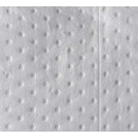 Premium Bonded Sorbent Pads, Oil Only, 15" x 17", 8 gal. Absorbancy Groupe Generik