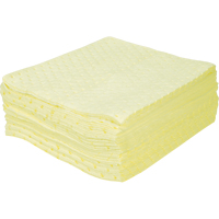 Premium Bonded Sorbent Pads, Hazmat, 15" x 17", 15 gal. Absorbancy Groupe Generik