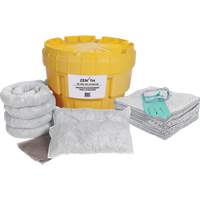 Trousse de lutte contre les d&eacute;versements de premi&egrave;re qualit&eacute;, Huile seulement, Overpack/Baril de r&eacute;cup&eacute;ration, Absorbance de 20 gal. US Groupe Generik
