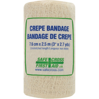 Crepe Roller Bandage, 97-1/5" L x 3" W, Class 1 Groupe Generik