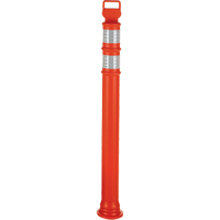 Poteaux d&eacute;lin&eacute;ateurs Ez-Grab, 42" h, Orange Groupe Generik