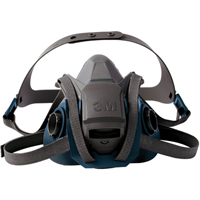 Respirateur &agrave; demi-masque s&eacute;rie 6500QL avec m&eacute;canisme de bascule Quick-Latch, Silicone, Grand Groupe Generik