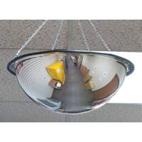 Miroir en d&ocirc;me 360°, D&ocirc;me complet, Dessus ouvert, Diam&egrave;tre 20" Groupe Generik