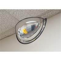 Miroir en d&ocirc;me 180°, Demi-d&ocirc;me, Dessus ouvert, Diam&egrave;tre 20" Groupe Generik
