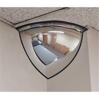 Miroir en d&ocirc;me 90°, Quart de d&ocirc;me, Dessus ouvert, Diam&egrave;tre 20" Groupe Generik