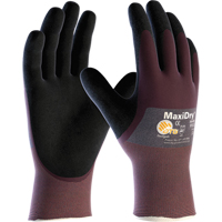 Gants MaxiDry, Moyen, R&ecirc;vetement Mousse de nitrile, Calibre 18, Enveloppe en Nylon Groupe Generik