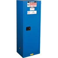ChemCor&reg; Lined Hazardous Material Slimline Safety Cabinets, 22 gal., 23.25" x 65" x 18" Groupe Generik