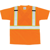 T-shirt conforme &agrave; la CSA, Polyester, Moyen, Orange Groupe Generik