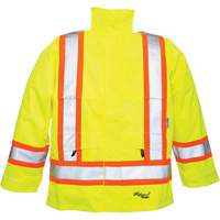 Professional&reg; Journeyman&reg; 300D Jackets, Polyester, Small, High Visibility Lime-Yellow Groupe Generik