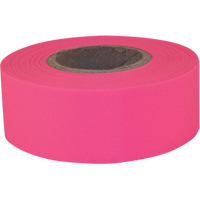 Sub-Zero Flagging Tape, 1.2" W x 150' L, Fluorescent Pink Groupe Generik