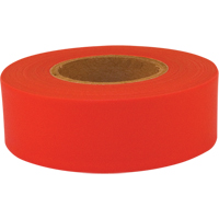 Sub-Zero Flagging Tape, 1.2" W x 150' L, Fluorescent Red Groupe Generik