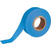 Flagging Tape, 1.188" W x 150' L, Fluorescent Blue Groupe Generik