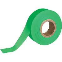 Flagging Tape, 1.188" W x 150' L, Fluorescent Green Groupe Generik