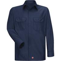 Long Sleeve Ripstop Shirt, Men's, 3X-Large, Navy Blue Groupe Generik