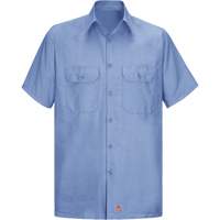 Short Sleeve Ripstop Shirt, Men's, 3X-Large, Blue Groupe Generik