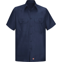 Short Sleeve Ripstop Shirt, Men's, 3X-Large, Navy Blue Groupe Generik