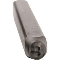 Individual Standard General Purpose Steel Hand Stamp Pieces, # 8, 3/32" Groupe Generik