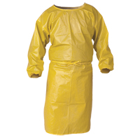 KleenGuard Chemical Spray Protective Smock, Polypropylene, Yellow, 34" W x 52" L Groupe Generik