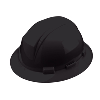 Casques de sécurité avec rebord