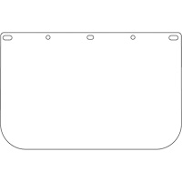 Visi&egrave;re d&eacute;coup&eacute;e &agrave; l'emporte-pi&egrave;ce Dynamic, Polycarbonate, Teinte Transparent Groupe Generik