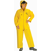 V&ecirc;tements imperm&eacute;ables Hurricane ignifuges et r&eacute;sistants &agrave; l'huile, v&ecirc;tements imperm&eacute;ables, 4T-Grand, Jaune Groupe Generik