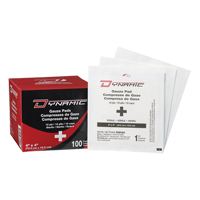 Gaze Dynamic, Tampon, 4" lo x 4" la, St&eacute;rile, Dispositif m&eacute;dical Classe 1 Groupe Generik