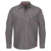 IQ Endurance&reg; Men's Work Shirts, Small, Grey Groupe Generik