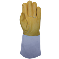 TIG Welding Gloves, Grain Cowhide, Size One Size Groupe Generik