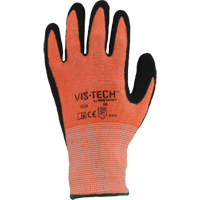 Vis-Tech Y9294 Cut Resistant Gloves, Size 6/X-Small, 13 Gauge, Polyurethane Coated, Stainless Steel Shell, ANSI/ISEA 105 Level 4 Groupe Generik
