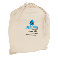 SpillBoa Cubby Kit, Oil Only, 25' L x 5" W, 7 gal. Absorbancy Groupe Generik
